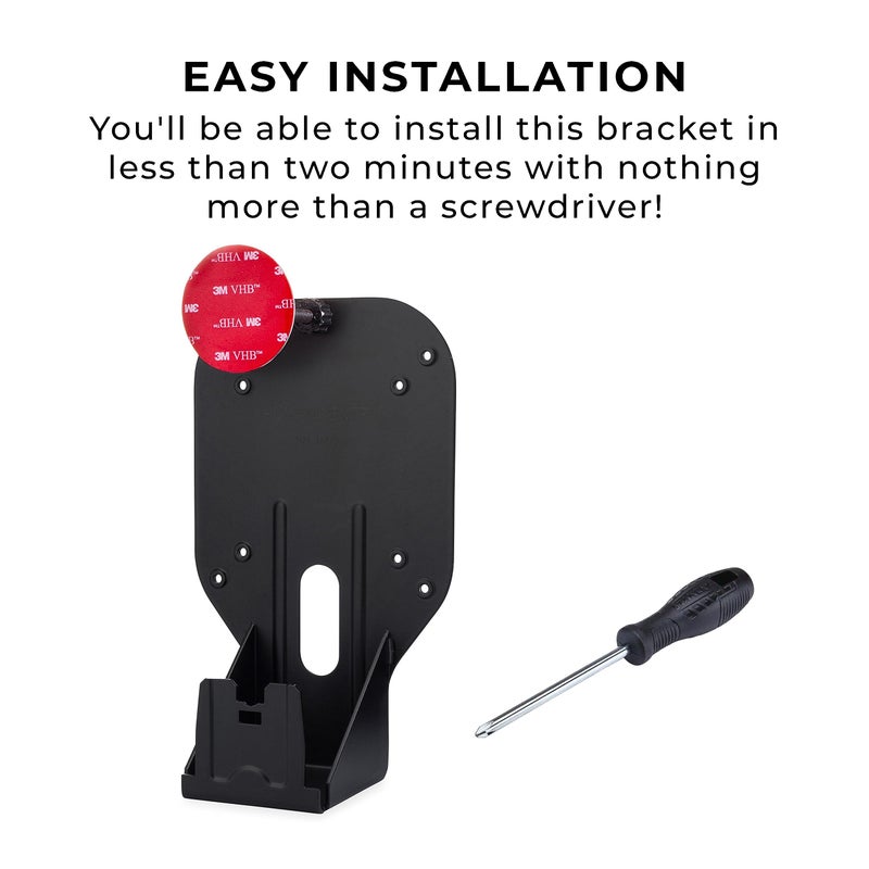 HumanCentric High Stability VESA Mount Adapter Bracket Compatible with HP Pavilion 25xi, 25bw, 25vx, 27xi, 27bw, 27vx (V2) Includes Stabilizer and Hardware, Works with 75x75 and 100x100 Patterns - Image 3