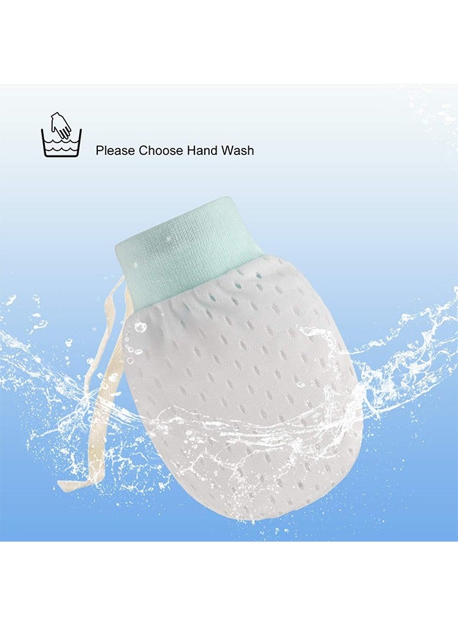 HS 3 Pairs Baby Anti Scratch Mittens For Newborn Boys Girls, Elasticity Adjustable Breathable Meshes No Scratching Gloves Mitts Mits, Suit 0-18 Months Boy And Girl - Image 4