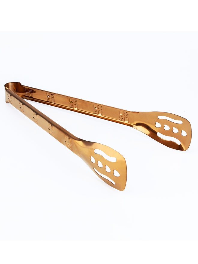 Cuisine Art Gold-Colored Stainless Steel Food Tong - Image 1