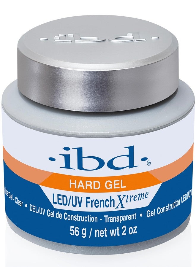ibd Hard Gel for Nails - LED/UV French Xtreme Clear Builder Gel, Ideal for Nail Extensions, 2 oz - Image 1