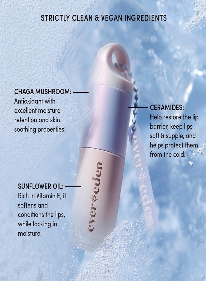 Evereden Super Rich Hydrating Lip Oil: Clean & Vegan, Nourishing, Soothing, & Glossy Lip Glow Oil for Cold & Dry Weather - With Chaga Mushroom & Ceramides - Image 4