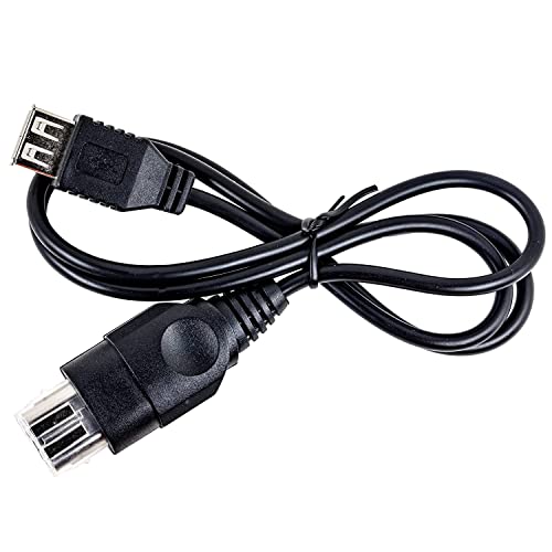 risingsaplings PC Female USB Converter Adapter Cable Cord for Original Xbox Console Gen.1 Console about 30.5in Length (2 PCS) - Image 4