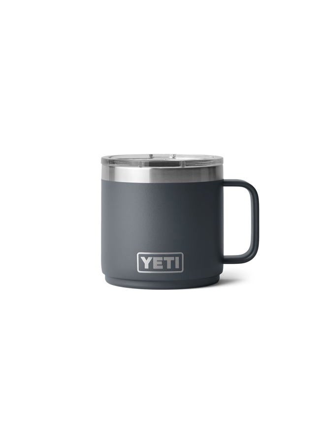 YETI Rambler 14 oz Stackable Mug, Vacuum Insulated, Stainless Steel with MagSlider Lid, Charcoal - Image 4