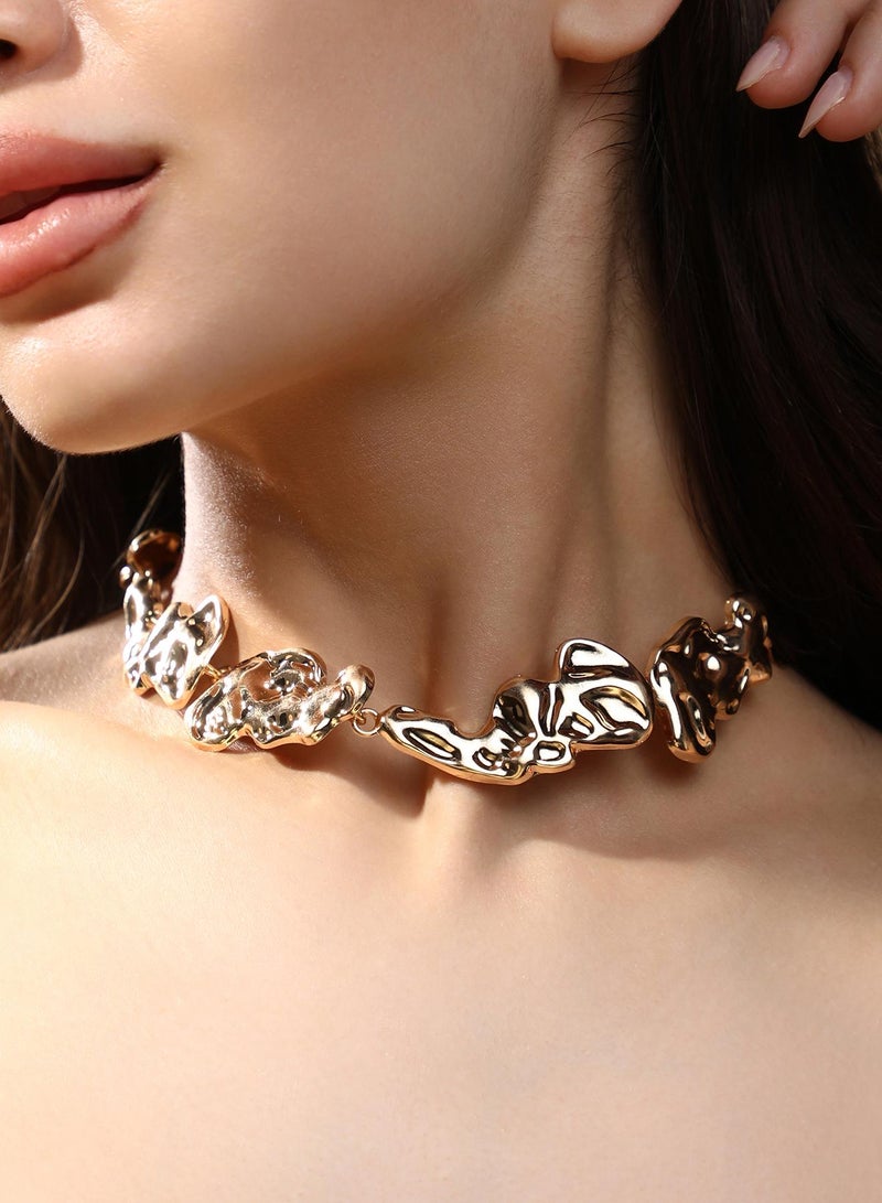 SOHI Molten Shape Necklace - Image 3