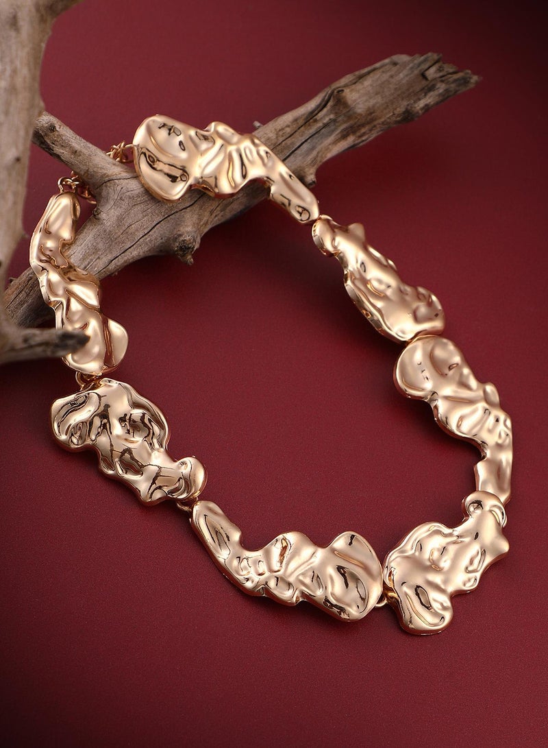 SOHI Molten Shape Necklace - Image 1