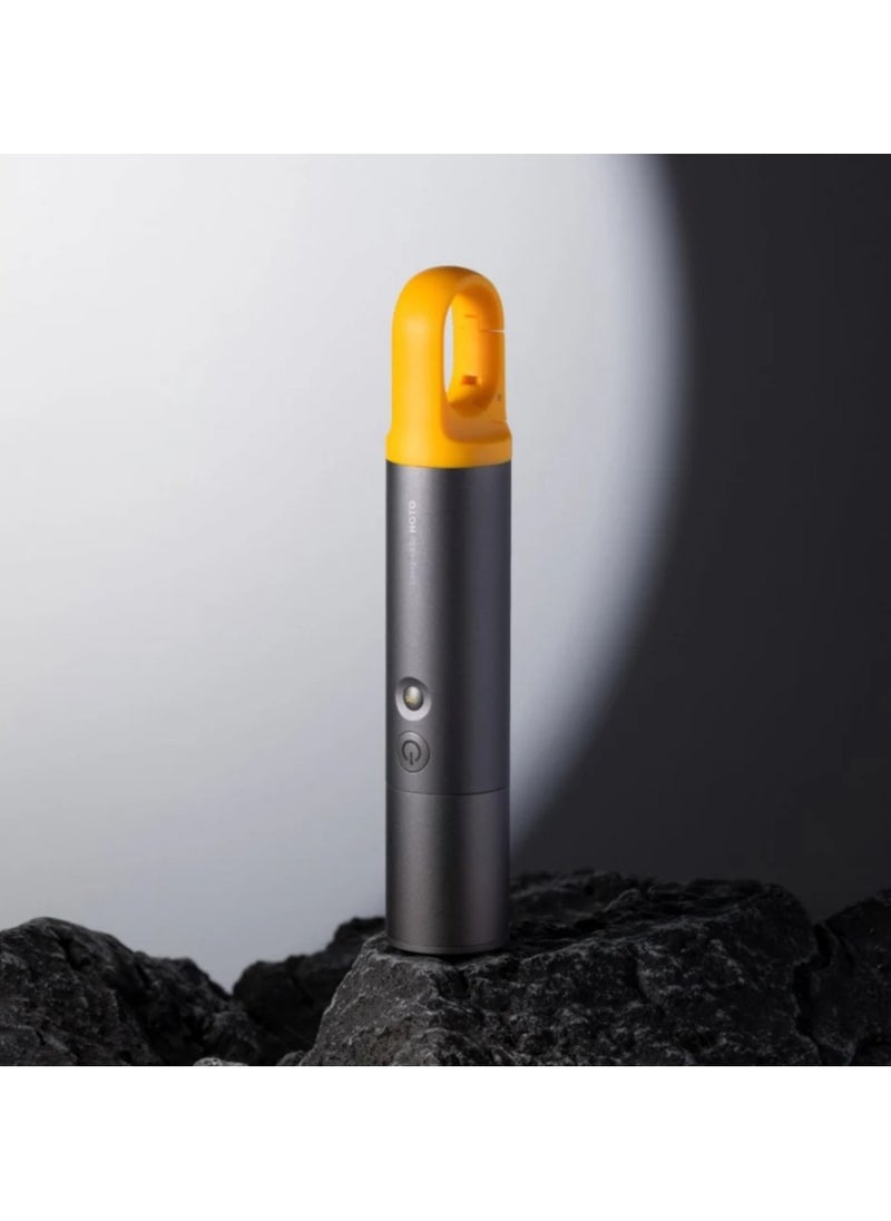 HOTO - HOTO Flashlight Lite | Zoomable Torch with 5 Modes (SOS & Strobe) | USB Rechargeable Extremely Bright 1000 Lumen Torch with Diffuser & Portable Carabiner Hook | Flashlight for Camping, Hiking, Emergency - Image 1