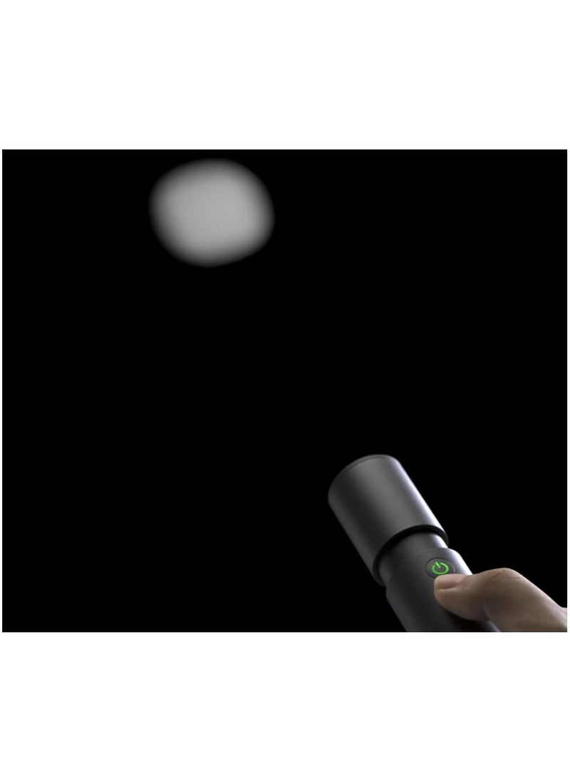 HOTO - HOTO Flashlight Lite | Zoomable Torch with 5 Modes (SOS & Strobe) | USB Rechargeable Extremely Bright 1000 Lumen Torch with Diffuser & Portable Carabiner Hook | Flashlight for Camping, Hiking, Emergency - Image 1