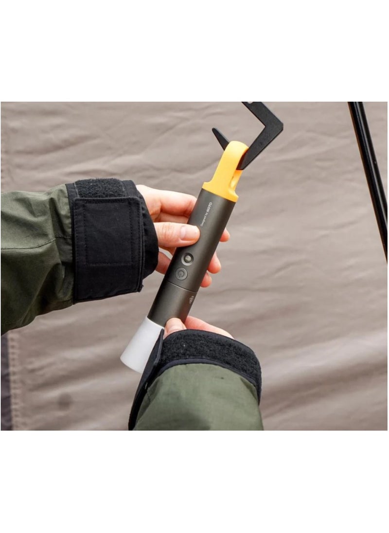 HOTO - HOTO Flashlight Lite | Zoomable Torch with 5 Modes (SOS & Strobe) | USB Rechargeable Extremely Bright 1000 Lumen Torch with Diffuser & Portable Carabiner Hook | Flashlight for Camping, Hiking, Emergency - Image 1