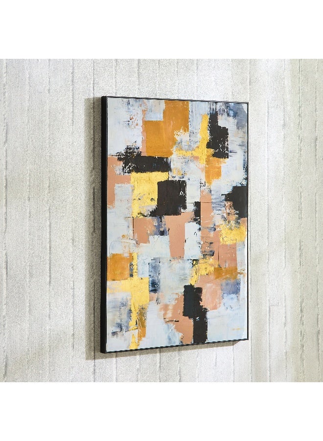 Home Box صورة تجريدية مؤطرة - متعددة الألوان - Image 1