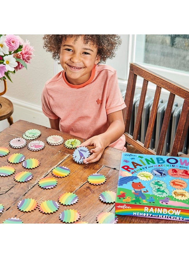 eeboo eBoo Rainbow Memory and Matching Game, 1 EA - Image 5
