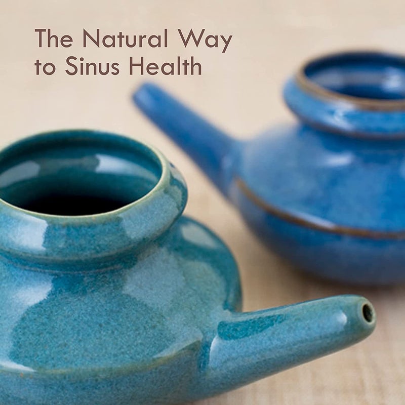 Baraka Handcrafted Ceramic Neti Pot - Sinus Tool Kit for Home - Nose & Nasal Cleaner - Dishwasher Safe - Durable Ceramic Neti Pot - Food Grade Ceramic Glazes - Lightweight - Made in USA - 10oz (Pearl) - Image 5