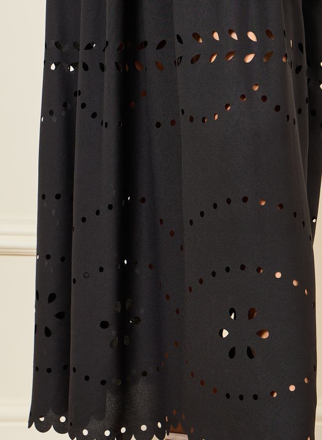 Styli Asymmetric Eyelet Dress  - Image 3