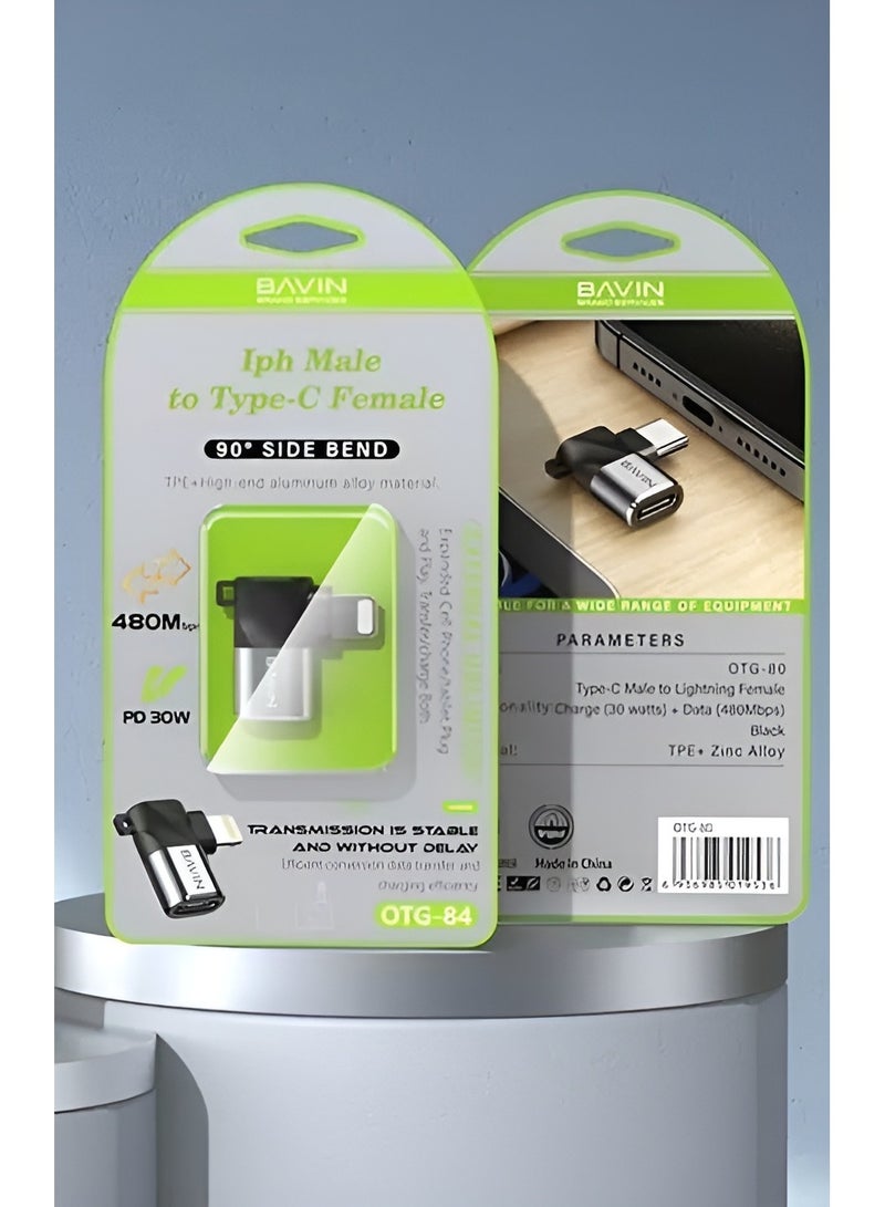 Bavin OTG-84 Fast Charging Portable Mini Multi-System Adapter Compatible with iPhone Supports 480Mbps Transfer - Image 5