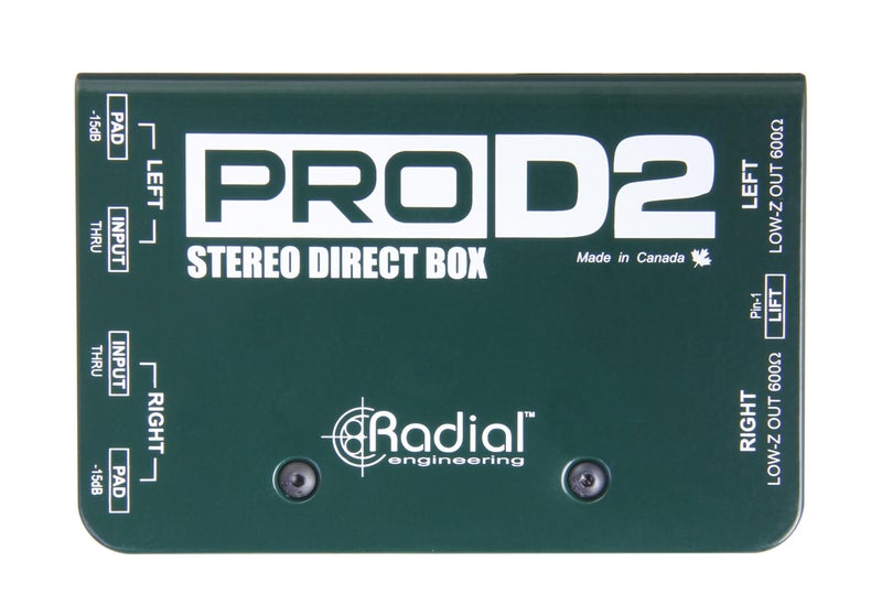 Radial Engineering صندوق مباشر ثنائي القناة راديال برو دي 2 السلبي - Image 2