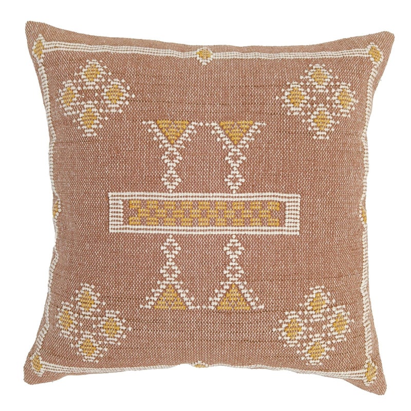 Trade Star Beautiful Farmhouse Cushion Cover 100 Cotton Sabra Kilim Pillow Cover Premium Quality Cushion Case Indian Design Fall Decor Cushion Case Sofa Pillow Cover for Home Decor 18x18 Inches