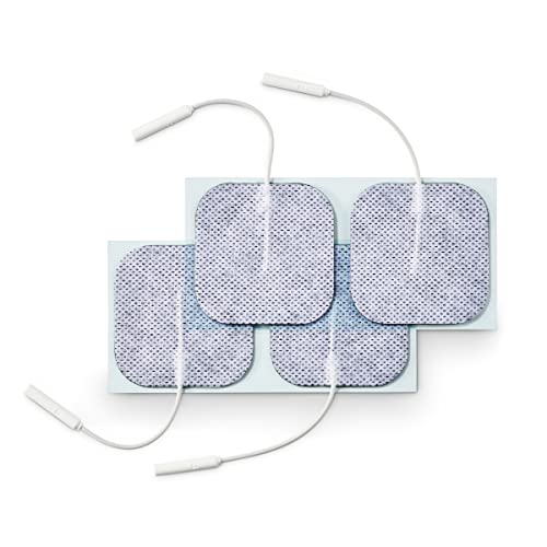 Balego Premium TENSEMS Unit 40 Electrode Pads 2x2 in Reusable Self Stick Gel Carbon Electrodes