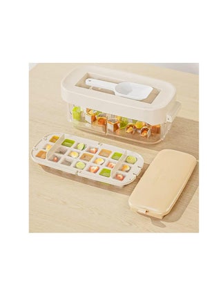 Ice Cube Tray with Lid and Bin Ice Box Freezer Tray Ice Molds Box 42 Ice Cubes - Ice Cube Bin Scoop Trays | Container and Scoop | Perfect for Drinks & Cocktail - pzsku/Z268A1028ED7999AF60B8Z/45/_/1716819428/1f7c82b0-3716-4d98-ae92-8f2554097549