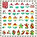 Genuvi Christmas Pop Fidget Toys Bulk Its Christmas Party Favors for Kids 30 Pack Mini Pop Keychain It Stocking Stuffers for Kids Goodie Bag Stuffers Fidgets for Classroom Prizes Student Birthday Party Gifts - Image 2