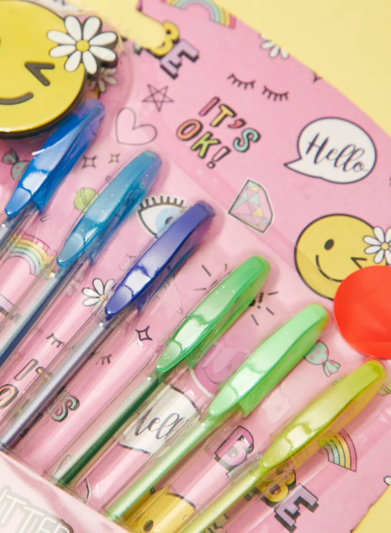Tri-Coastal Set Of 13 Gel Pens