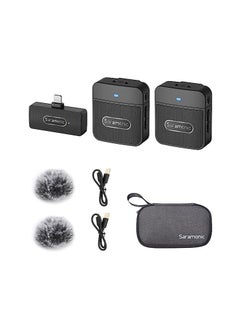 Saramonic Blink100 B4 Wireless Lavalier Microphones for iPhone iPad 2.4GHz Plug & Play Lapel Clip-on Mic With Noise Reduction for Video Recording Live Streaming Vlog YouTube