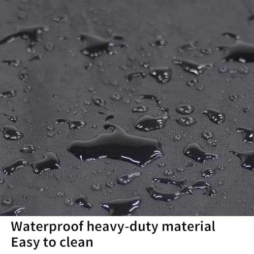Chuanke Water Softener Cover Outdoor Water Softener Brine Tank Cover with Waterproof Zipper for Outside Units All Weather Protection(64" H x 40" W x 16" D, Black) - Image 4