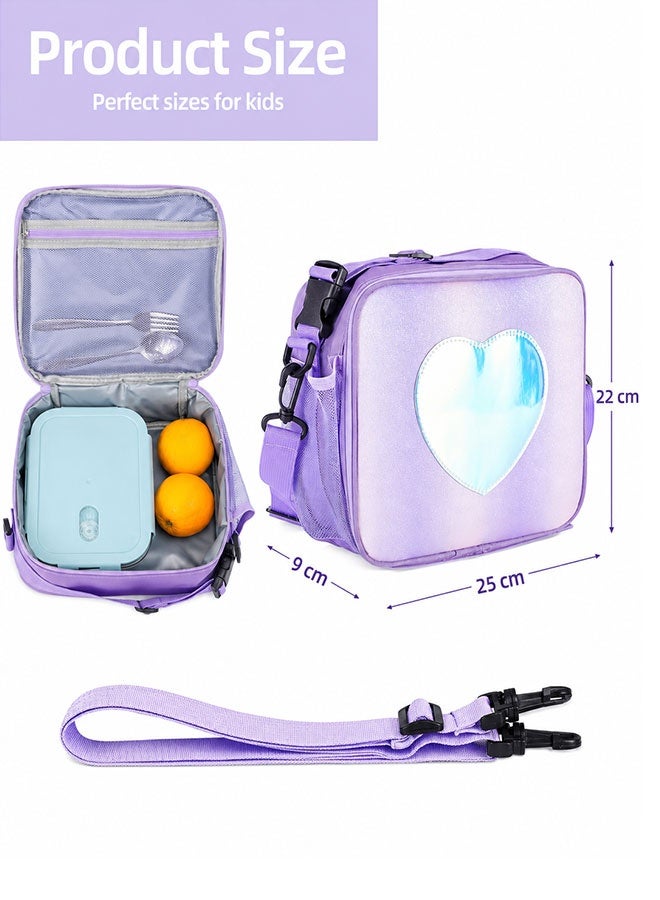 Super ZYouth Kids Insulated Lunch Bag with Adjustable Shoulder Strap, Leakproof Thermal Lunch Tote for Boys and Girls, School, Kindergarten, Picnic and Travel - Image 2
