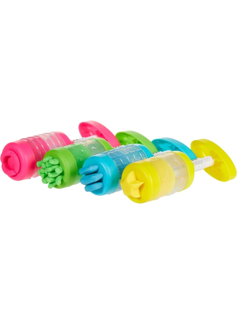Wonderfactory Never Dry Dough Extruder - Contains 74 ml of Clay, Colourful Modelling Clay, Does Not Dry Out, Gluten-Free and Pleasant Smelling, Creative Toy for Children - Image 1