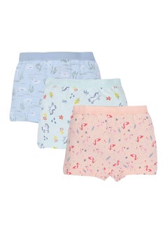Funny Bunny Pack of 3 Cotton Hot Short Panties Underwear for Girls  - Image 2