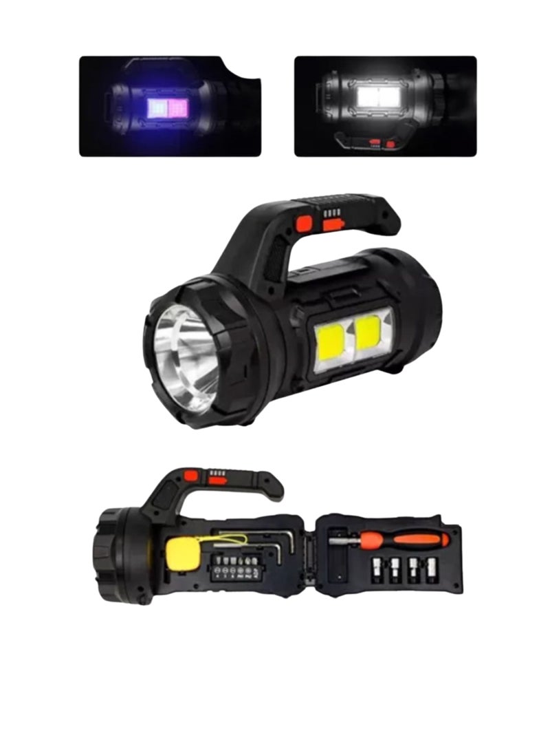 HM-7729G Multifunctional Tool Flashlight – Light + Tools in One - Image 1