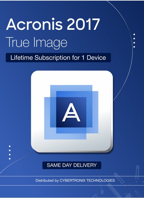 Acronis True Image 2017 Key | Lifetime Subscription for 1 Device | Digital License | SAME DAY DELIVERY
