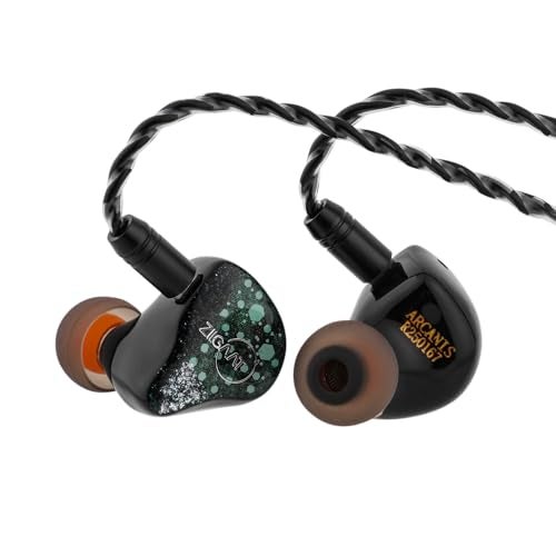 Linsoul ZiiGaat Arcanis in Ear Monitor, Professional 2DD+5BA Hybrid IEM Earphone, Gaming Earbuds, HiFi Wired Earbuds with Detachable Cable for Musicians Audiophiles - Image 1