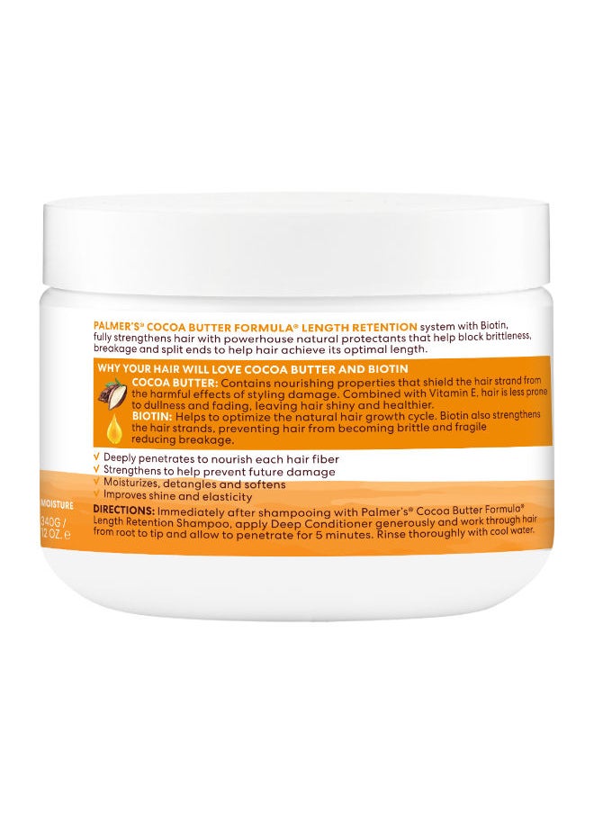 PALMER'S - Cocoa Butter Formula Biotin Deep Conditioner-340g - Image 1