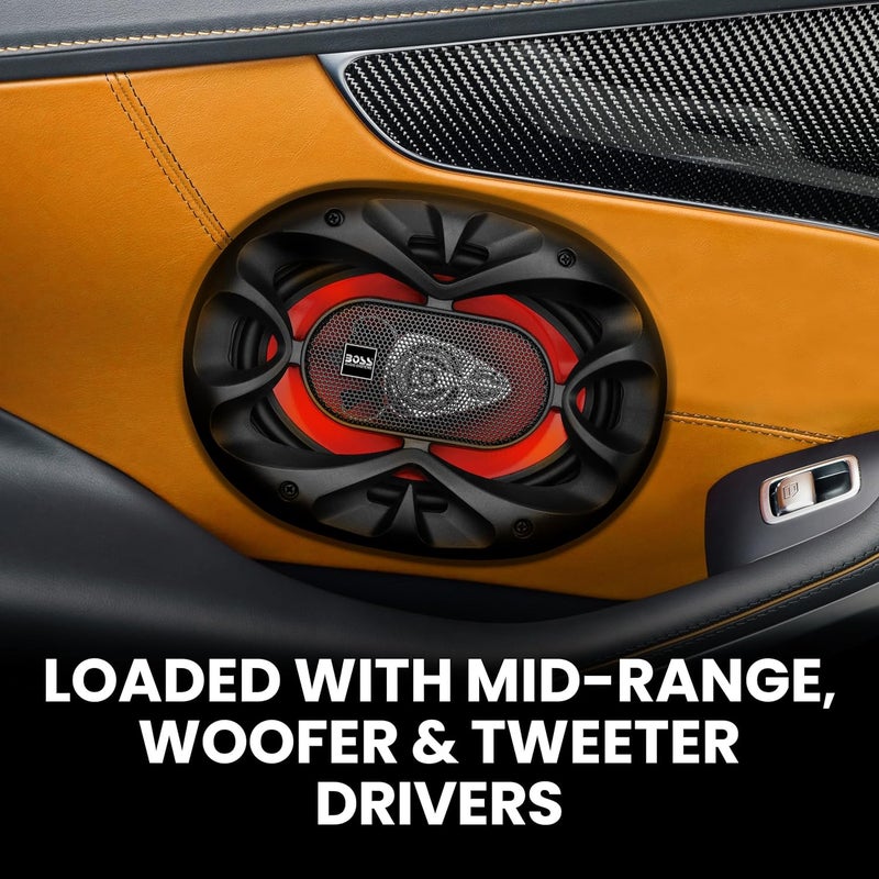 BOSS Audio Systems CH5730 Car Speakers - 300 Watts, 5 x 7 Inch, Full Range, 3 Way, Sold in Pairs - Image 4