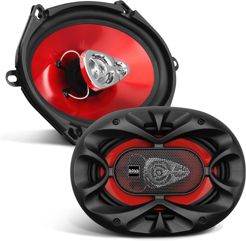 BOSS Audio Systems CH5730 Car Speakers - 300 Watts, 5 x 7 Inch, Full Range, 3 Way, Sold in Pairs - Image 1