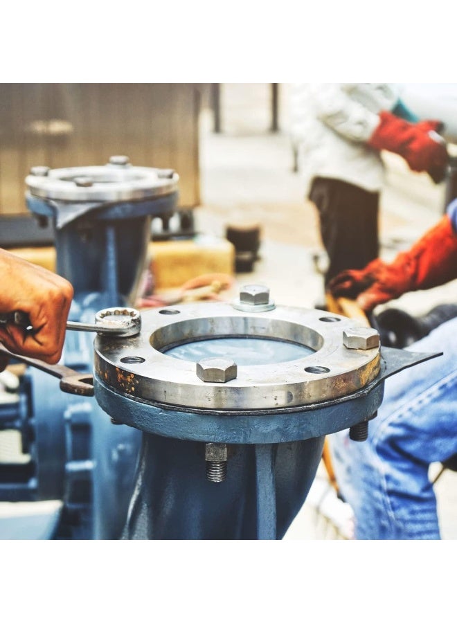 Biella جوان مطاطي كامل الوجه بحجم 4"X 3 مم لأنبوب DN100، 8 ثقوب براغي، غسالة مسطحة سوداء - Image 4