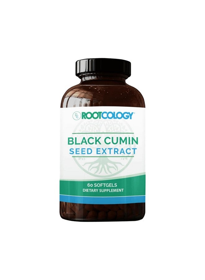 Rootcology by Dr. Izabella Wentz | Black Cumin Seed Extract | Unique Blend of Black Cumin Seed Oil to Support Digestive Function and Healthy Skin | 60 Softgels - Image 1