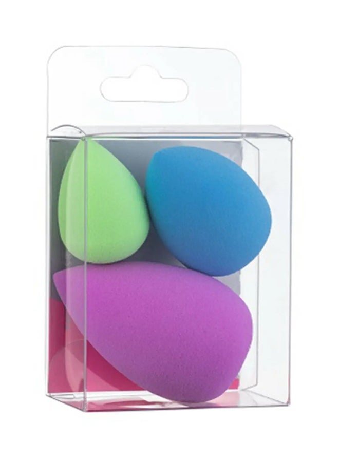 3pieces Blending Sponge Set Multicolour