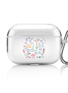 Stylizedd Classic Clear printed Case for Apple AirPods Pro 2nd Generation Thin Transparent Cover [Designed for Apple AirPods Pro 2nd Generation] - Traveler  - Image 1