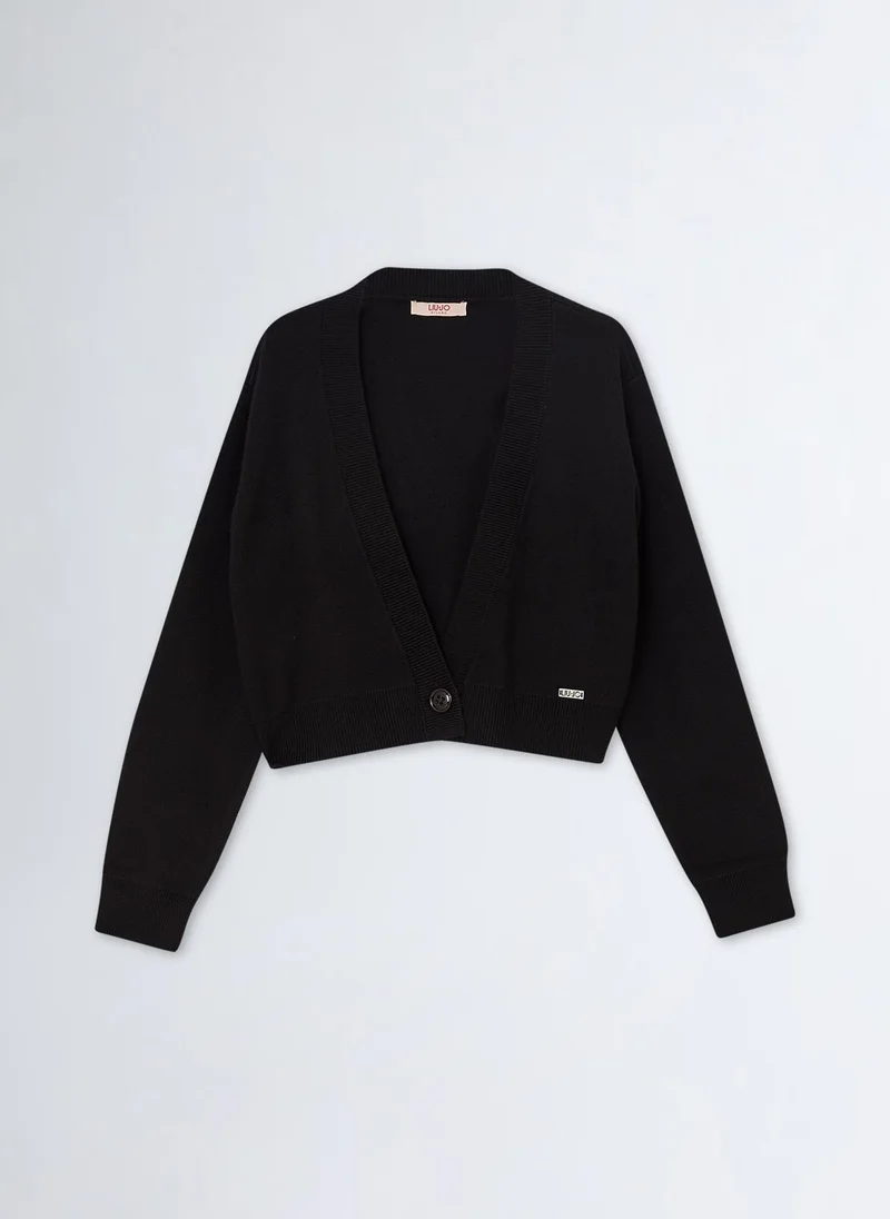 ليو جو Knit Cardigan