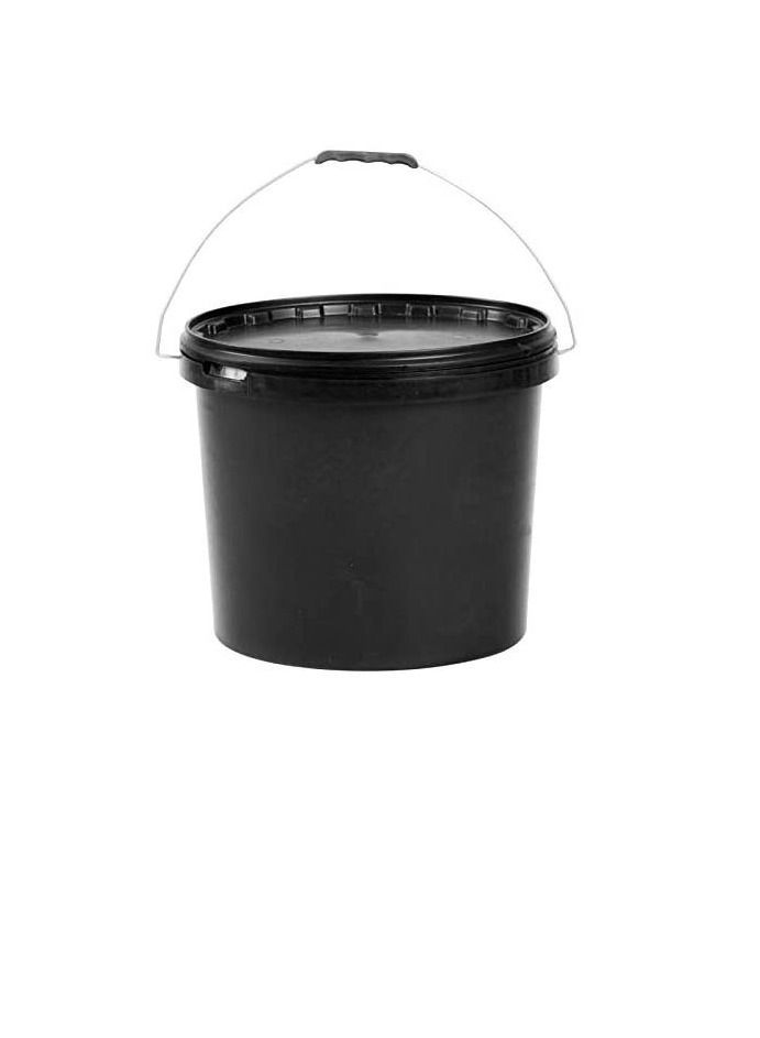 بيورول دلو Beorol ABS بغطاء ومقبض معدني مرن للبناء والبستانيين والهوايات والرسامين (18 لتر) - Image 1