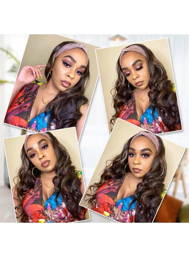 إكس كوكو باروكة شعر مستعار طويل مموج من xccoco للنساء، باروكة شعر مستعار أسود مع تسليط الضوء على أشقر بني، باروكة شعر مستعار بكثافة 200%، يمكن ارتداؤها والذهاب بها بدون غراء، باروكة شعر مستعار صناعي طويل للنساء للاستخدام اليومي في الحفلات - Image 5