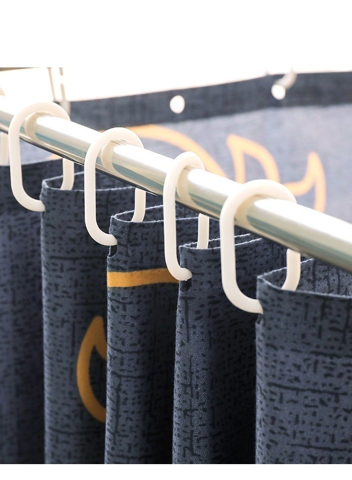 Bluejw خيمة مظلة سرير ستارة حجب خيمة سرير مفرد قماش تظليل للطلاب مظلة نائمة شبكة بعوض لحماية الخصوصية مع إطار لغرفة الأطفال بنمط فأر كرتوني لطيف - Image 5