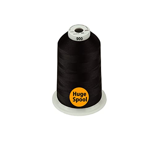 Simthread - 33 Selections - Various Assorted Color Packs of Polyester Embroidery Machine Thread Huge Spool 5500Y for All Purpose Sewing Embroidery Machines - Essential Color 1 - Image 2