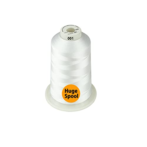 Simthread - 33 Selections - Various Assorted Color Packs of Polyester Embroidery Machine Thread Huge Spool 5500Y for All Purpose Sewing Embroidery Machines - Essential Color 1 - Image 4
