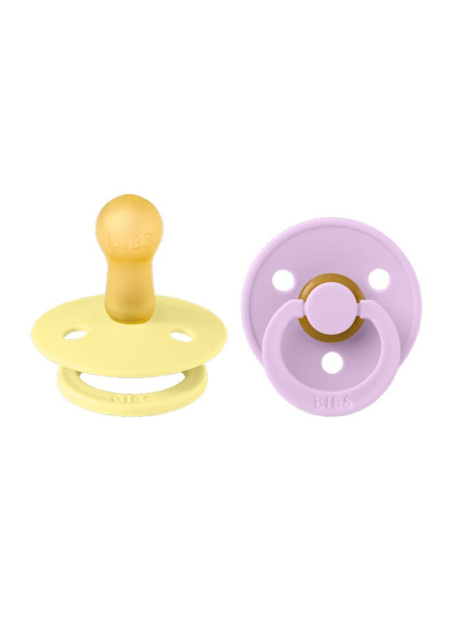 BIBS Pack of 2 Colour Latex S2 Sunshine And Violet Sky - Image 1