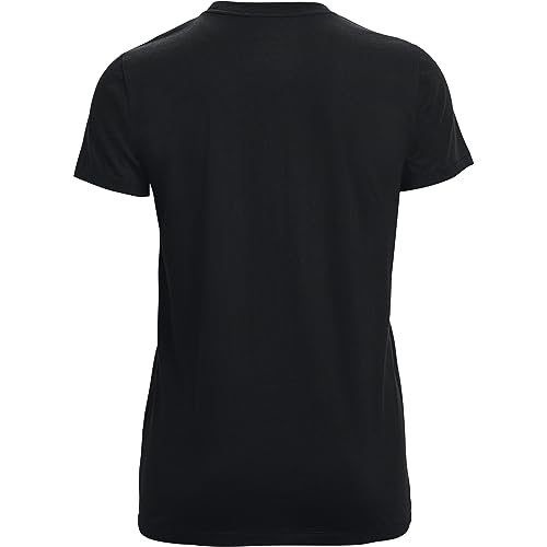 Under Armour Womens Live Sportstyle Graphic Short Sleeve Crew Neck T-Shirt , Black (002)/Black , Large - Image 5