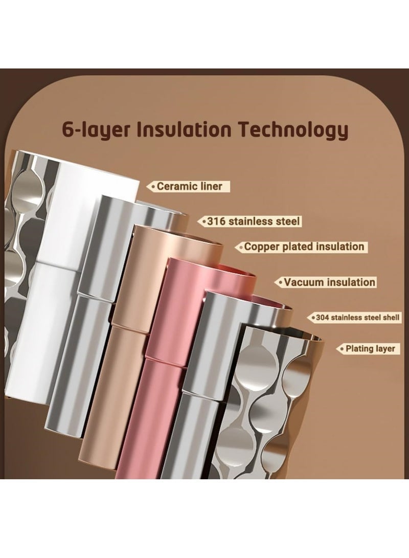 general 410ml Smart Coffee Thermos Cup Stainless Steel Double Wall Vacuum Leak-Proof Office Cup with Lid Temperature Display Water Cup - Image 4