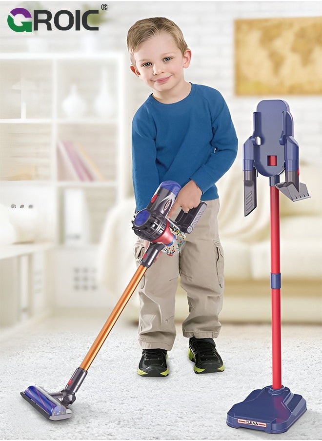GROIC - Toy Vacuum for Toddlers, Kids Vacuum Cleaner Set That Really Works Working, Baby Play Vacuumm,Vacuum Cleaning Set for Children,Housekeeping Keeping Toy - Image 1
