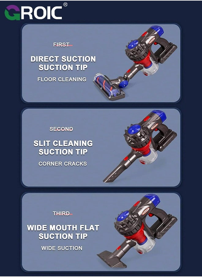 GROIC - Toy Vacuum for Toddlers, Kids Vacuum Cleaner Set That Really Works Working, Baby Play Vacuumm,Vacuum Cleaning Set for Children,Housekeeping Keeping Toy - Image 1