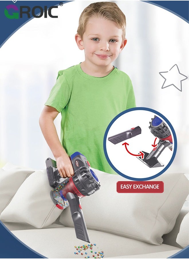 GROIC - Toy Vacuum for Toddlers, Kids Vacuum Cleaner Set That Really Works Working, Baby Play Vacuumm,Vacuum Cleaning Set for Children,Housekeeping Keeping Toy - Image 1